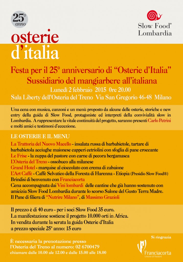 25anniversario osterie 25anniversario osterie