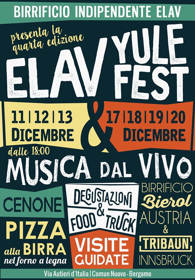 Elav Yule Fest manifesto Elav Yule Fest manifesto