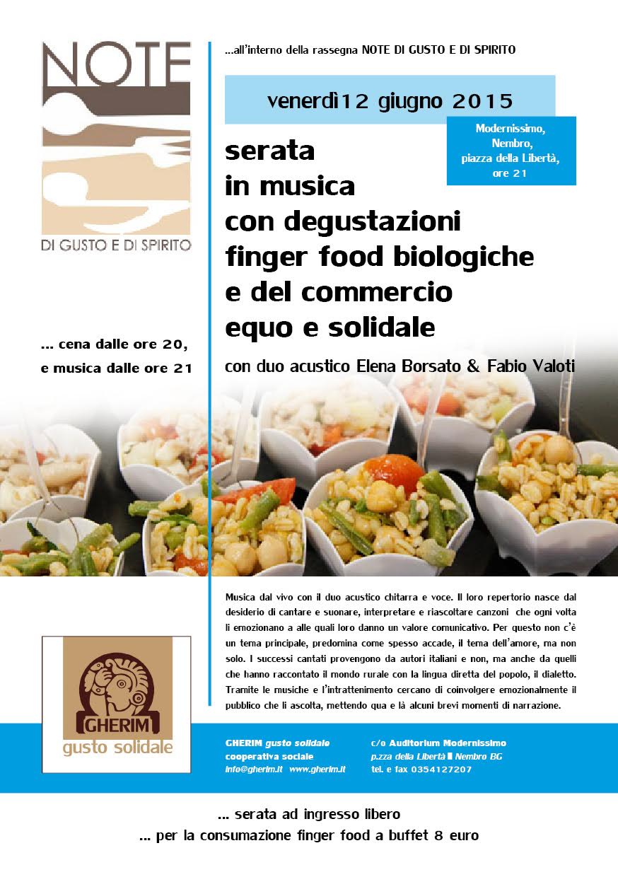 Degustazione bio e musica – Gherim Degustazione bio e musica – Gherim