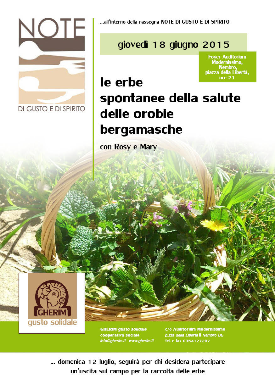 Le erbe spontanee della salute delle orobie bergamasche