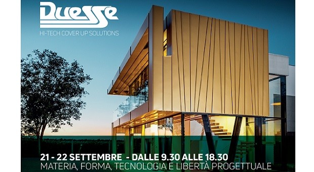 Duesse, inaugurazione showroom facciate ventilate