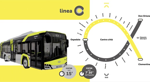 La Linea C trasporta Bergamo nel futuro della mobilità urbana